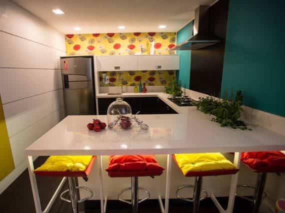 Banquetas coloridas para cozinha banquetas6