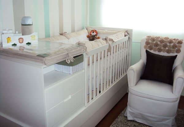 Como organizar a comoda do berço? berço9