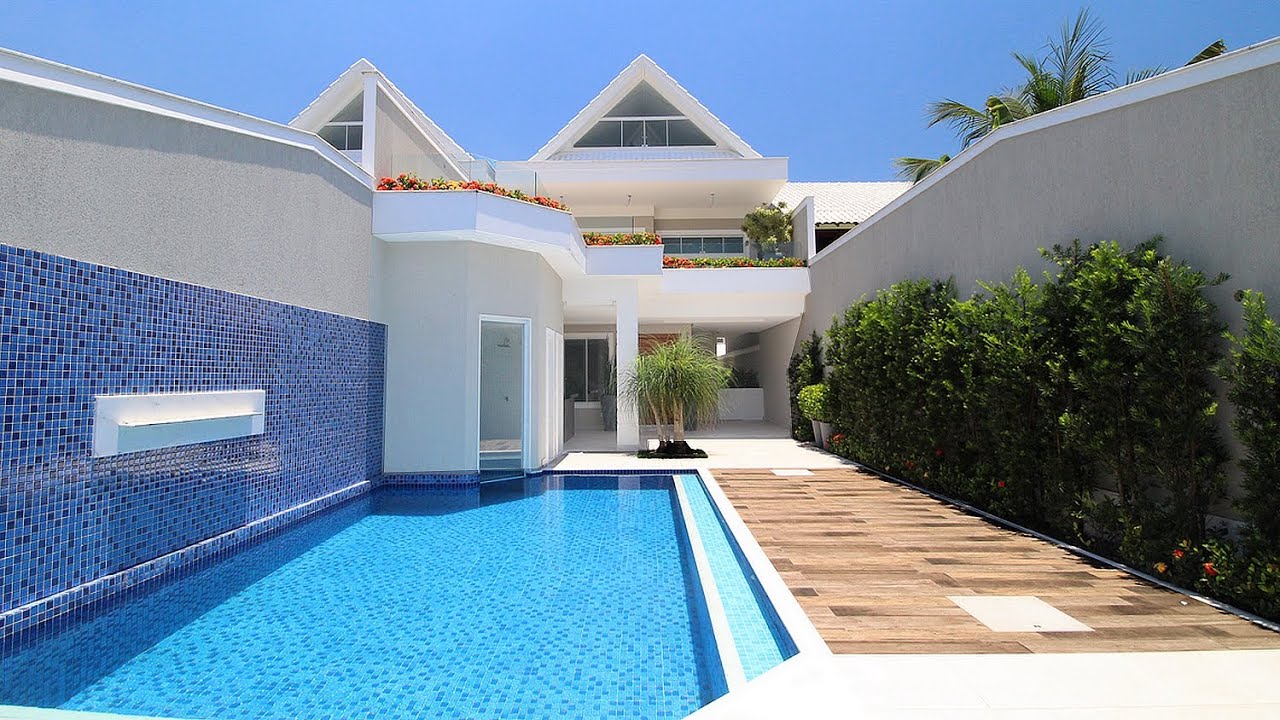 Casa com piscina - 5 maneiras de projetar e decorar! 2 casacompiscina3