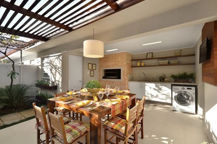 Área de serviço na edícula edicula