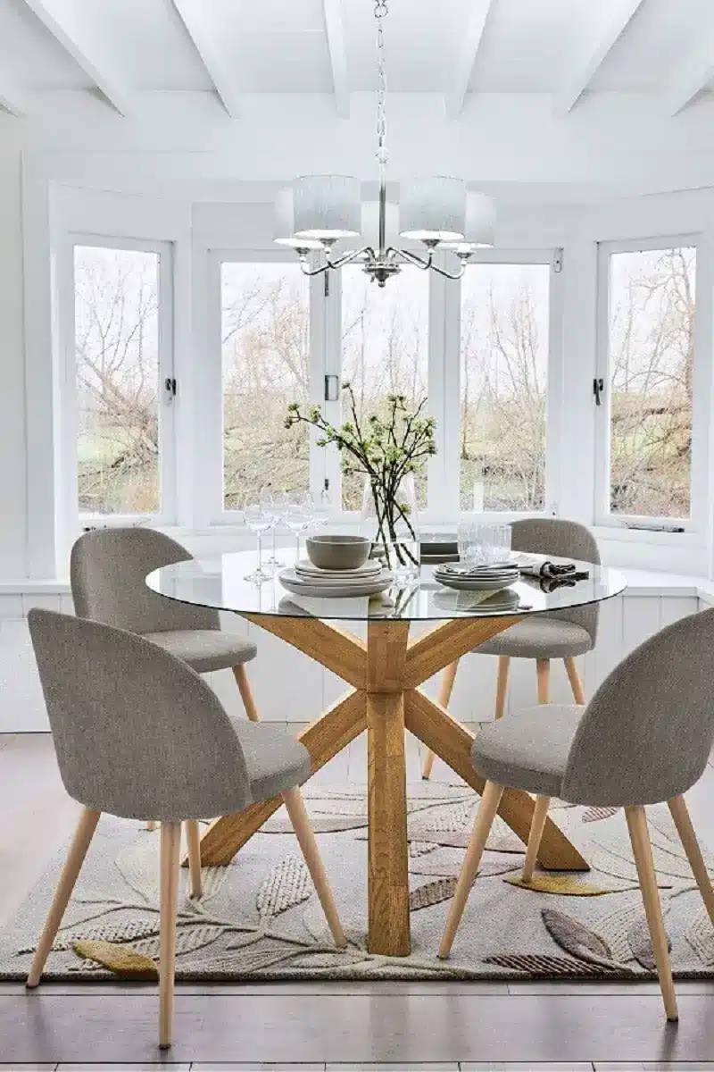 Mesa redonda de vidro mesaredonda8