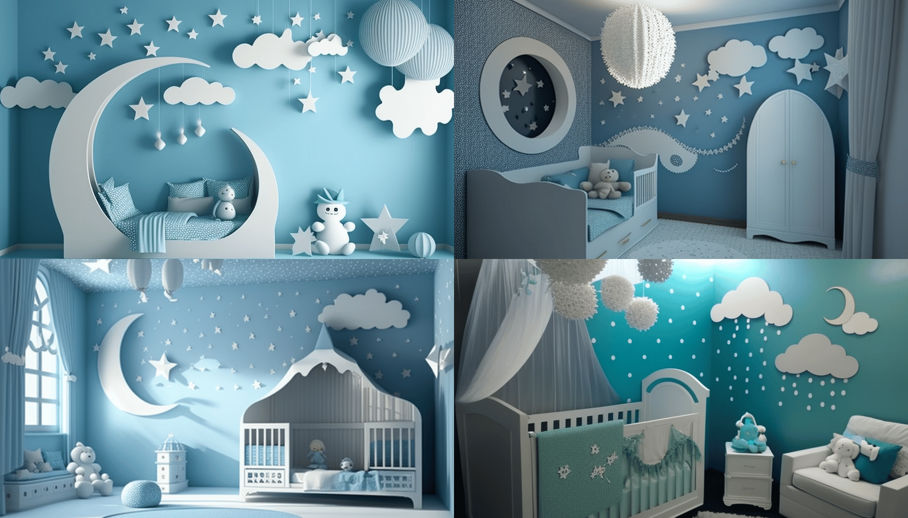 Decoração de Quarto de Bebê de menino