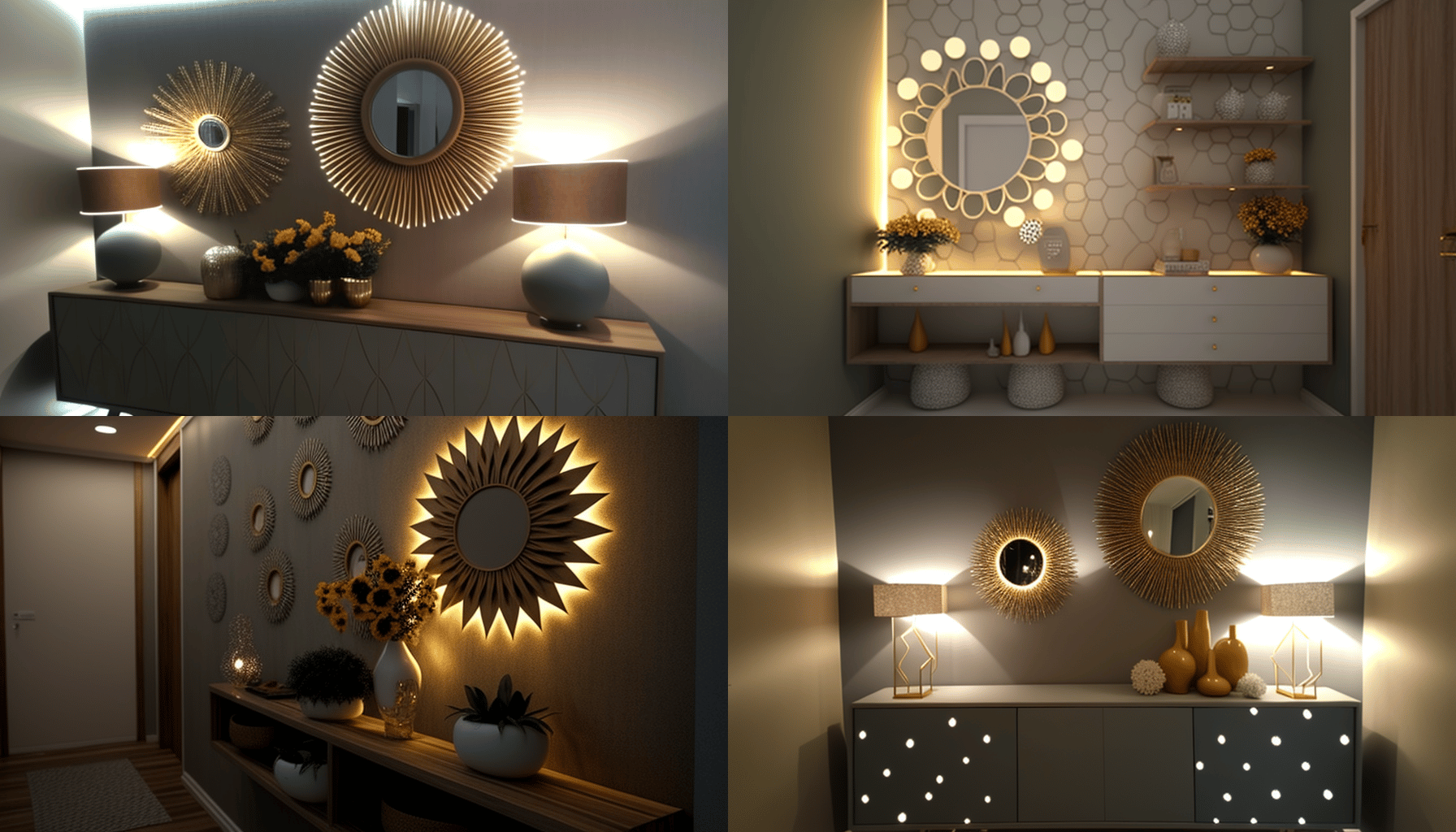 decoração para corredor estreito