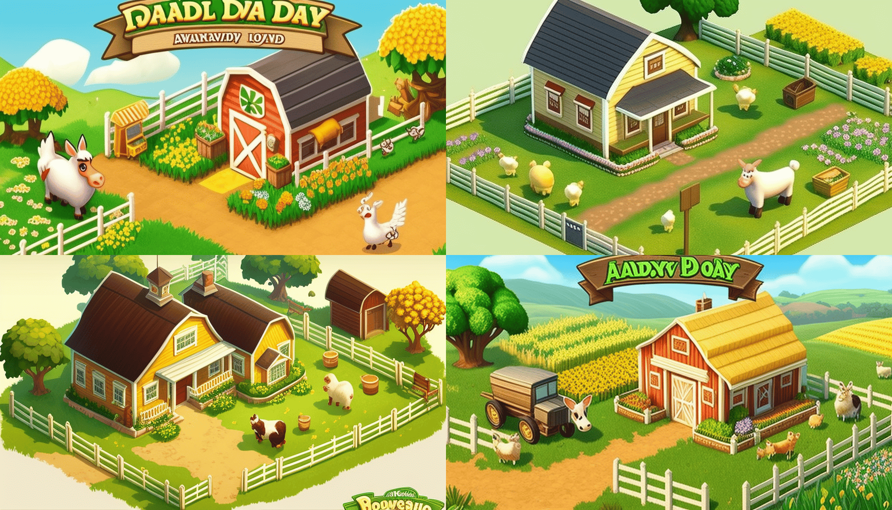Hay day  Decoração de fazenda, Jogos de fazenda, Decoração