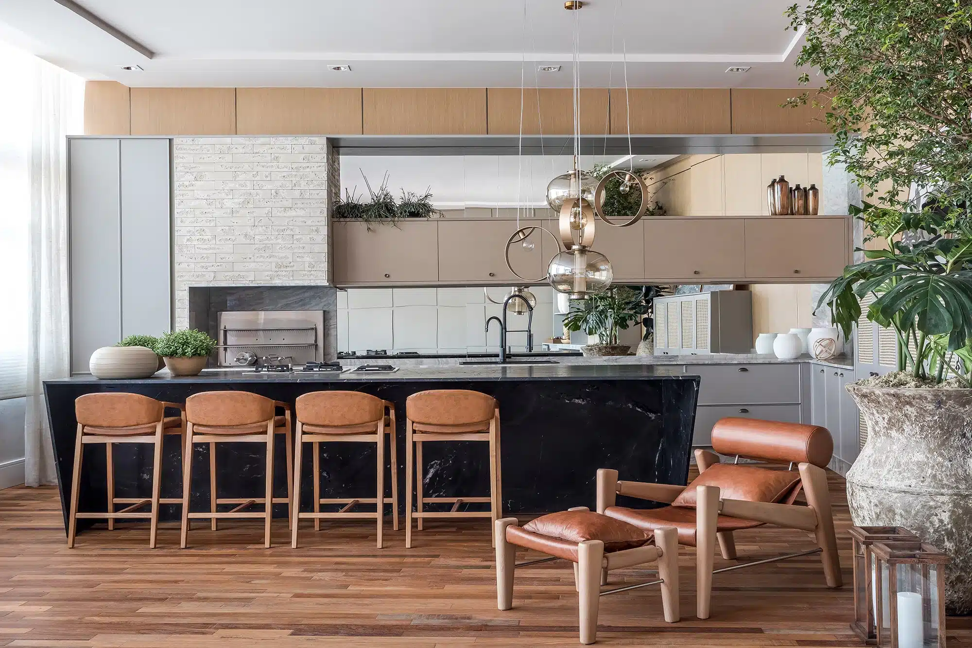 área gourmet moderna