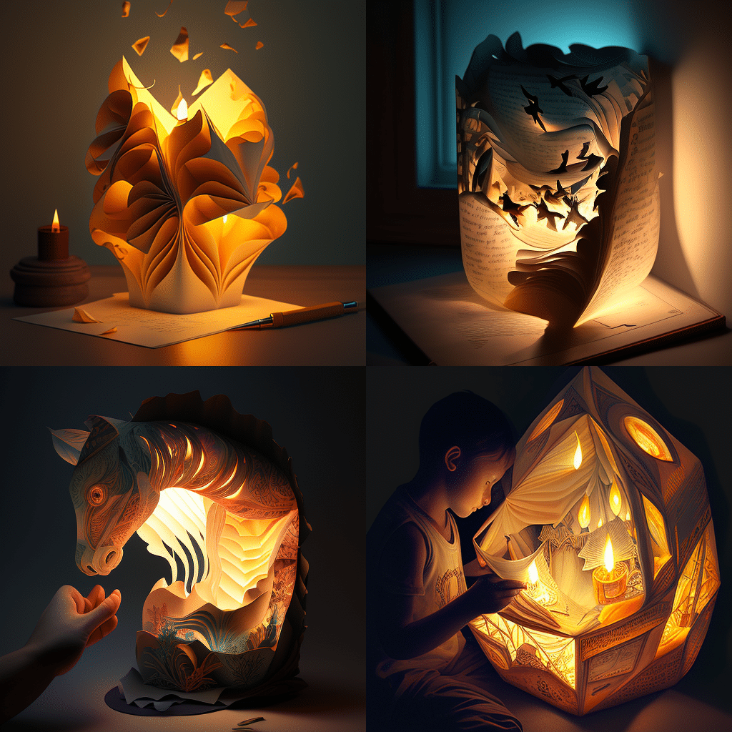 Decoração com papelão. Veja como pode usa-lo para decorar a sua casa. 1 luminarias de papelao