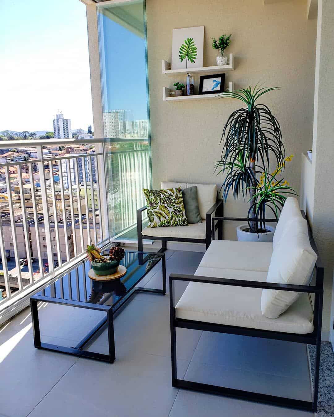 Como transformar uma varanda pequena em um ambiente aconchegante. 2 decoração varanda pequena