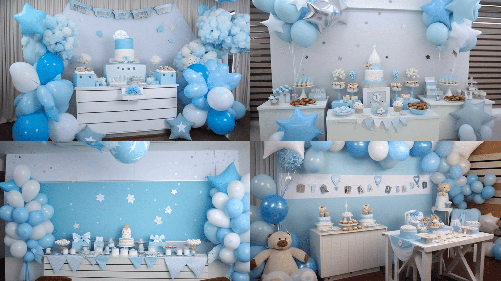 Chá revelação em casa simples: descubra como decorar seu evento gastando pouco. 3 Chá revelação em casa simples
