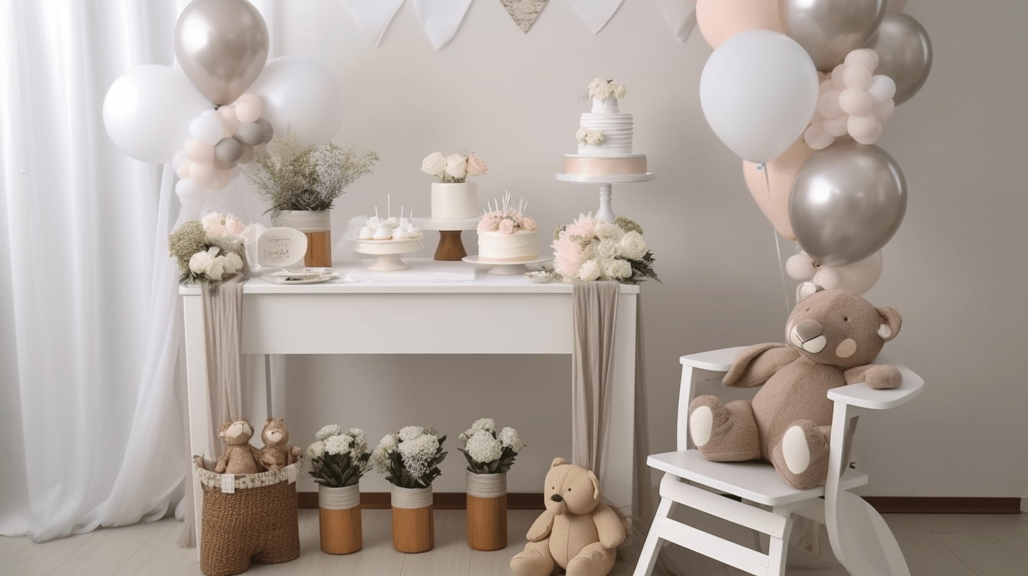 Chá revelação em casa simples: descubra como decorar seu evento gastando pouco. 2 Chá revelação em casa simples