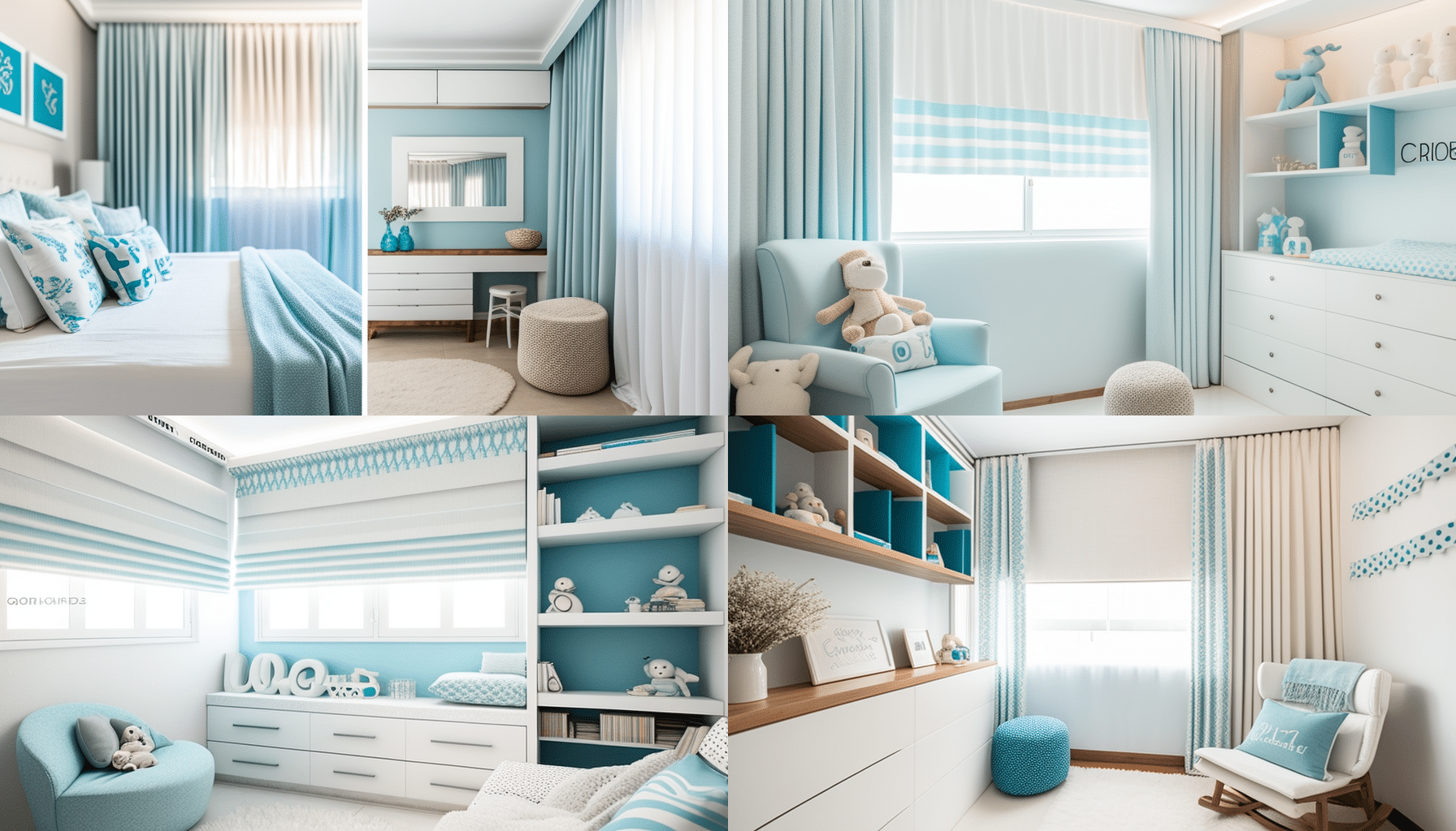 Decoração de quarto de bebê masculino: ideias encantadoras. 2 Decoração de quarto de bebê masculino