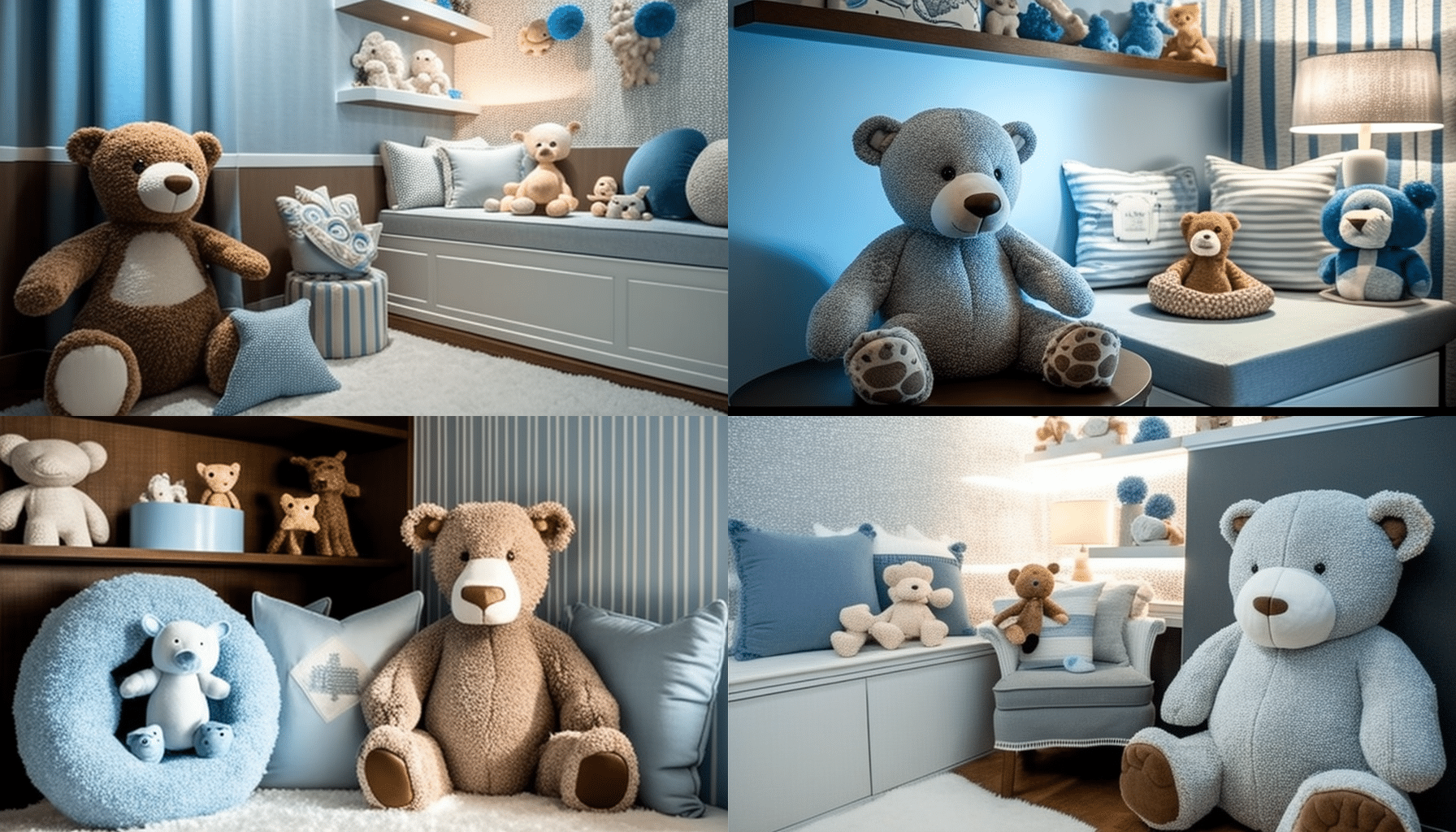 Decoração de quarto de bebê masculino Decoração de quarto de bebê masculino