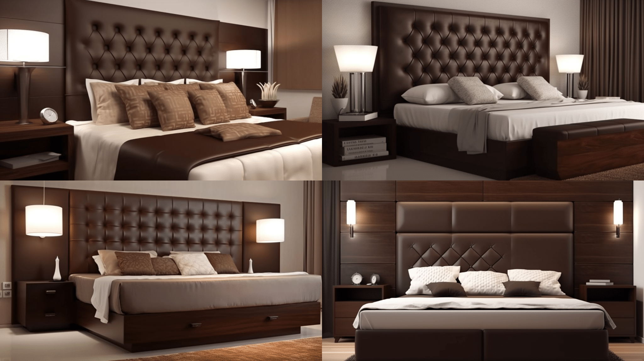 cabeceira de cama simples marrom cabeceira de cama simples