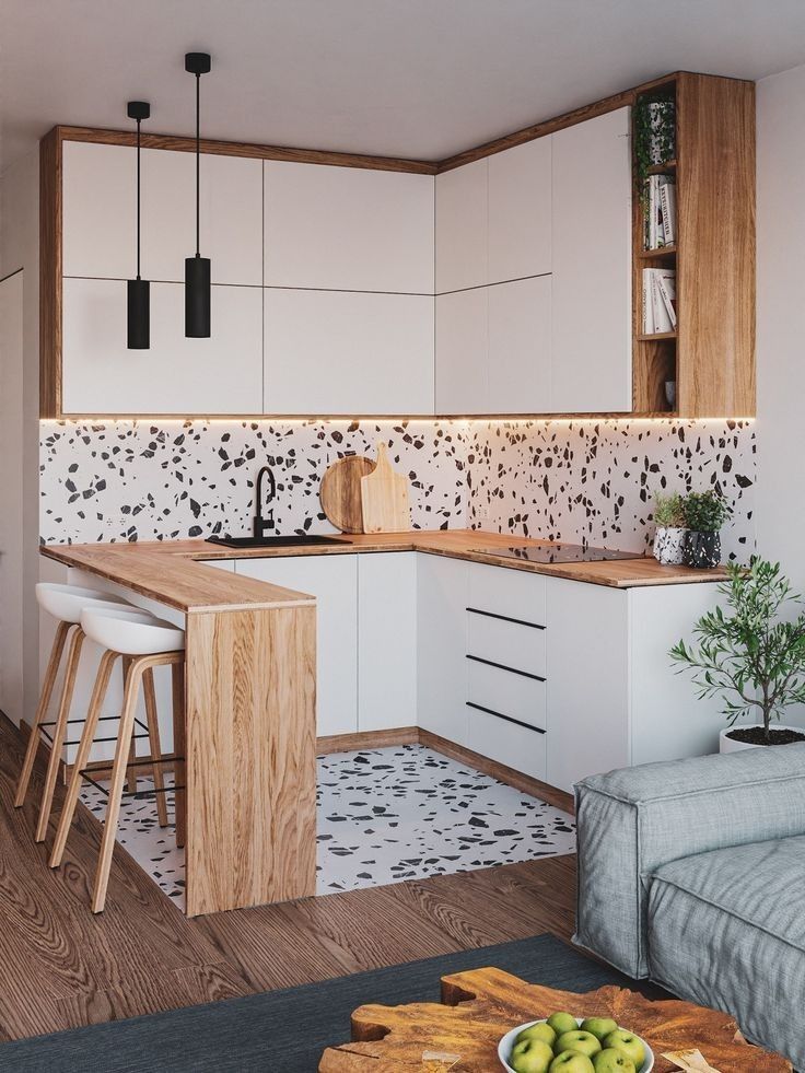 Aproveitando cada centímetro: Dicas para ter uma cozinha pequena com balcão funcional e aconchegante. 2 Aproveitando cada centímetro: Dicas para ter uma cozinha pequena com balcão funcional e aconchegante.