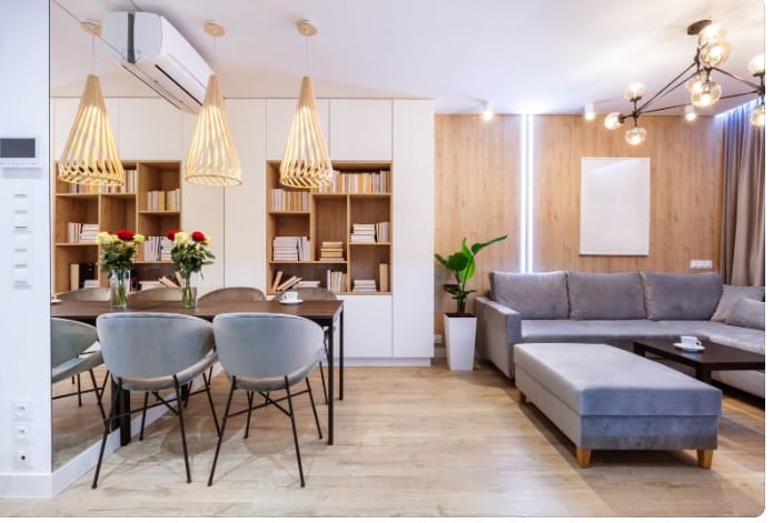 Dicas de decoração da sala de jantar e estar integradas pequenas