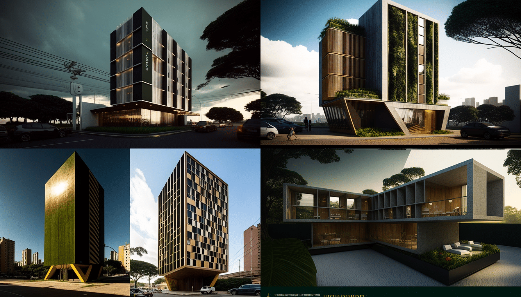 projetos de arquitetura usando contêiner 