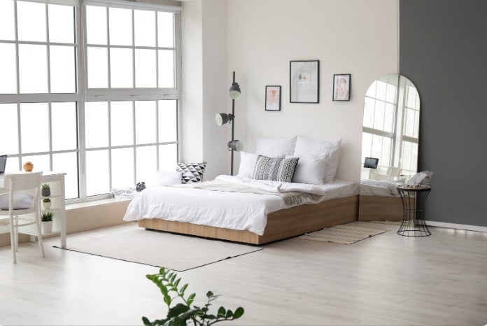 Quarto Casal Clean Moderno - 8 Dicas para uma decoração elegante. 1 Quarto Casal Clean Moderno - 8 Dicas para uma decoração elegante.