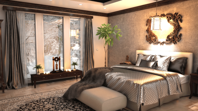 Decoração de quartos de casal: Dicas para criar um ambiente aconchegante e romântico.