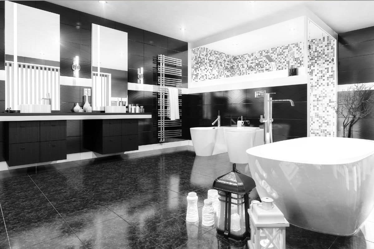3 dicas para decorar um banheiro preto e branco! 3 3 dicas para decorar Banheiro preto e branco!