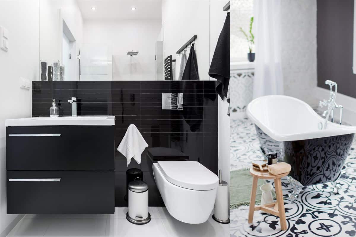 3 dicas para decorar um banheiro preto e branco! 10 3 dicas para decorar Banheiro preto e branco!