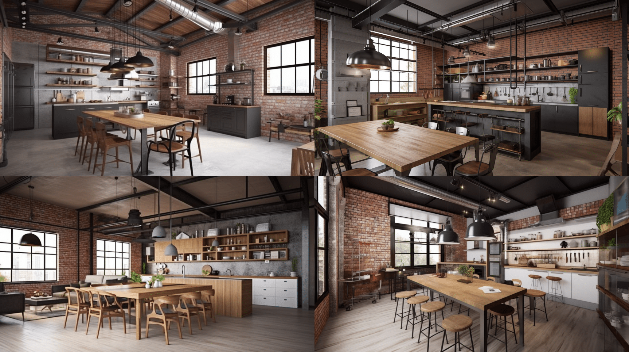 espaços multifuncionais e integrados