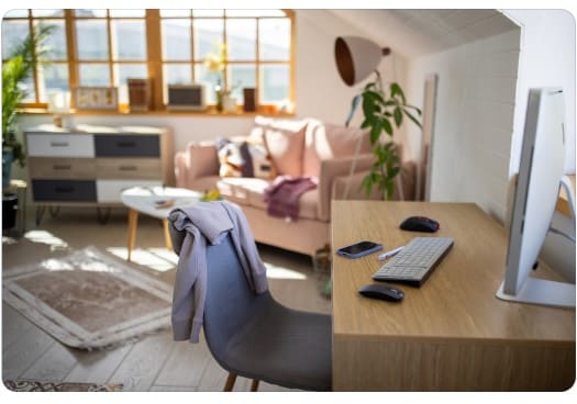 Escolha cores que estimulem a produtividade