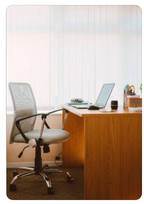 Invista em uma cadeira confortável