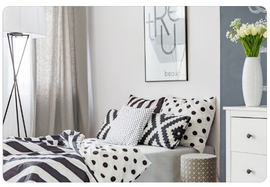 Quarto Casal Clean Moderno - 8 Dicas para uma decoração elegante. 10 ideias para um quarto pequeno