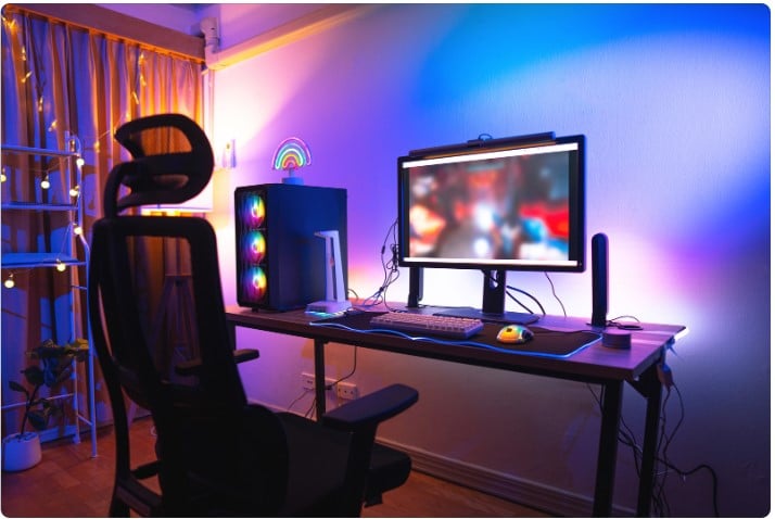 Ideias de Quarto Gamer - Dicas e inspirações para criar o espaço perfeito para jogar 1 Ideias de Quarto Gamer - Dicas e inspirações para criar o espaço perfeito para jogar