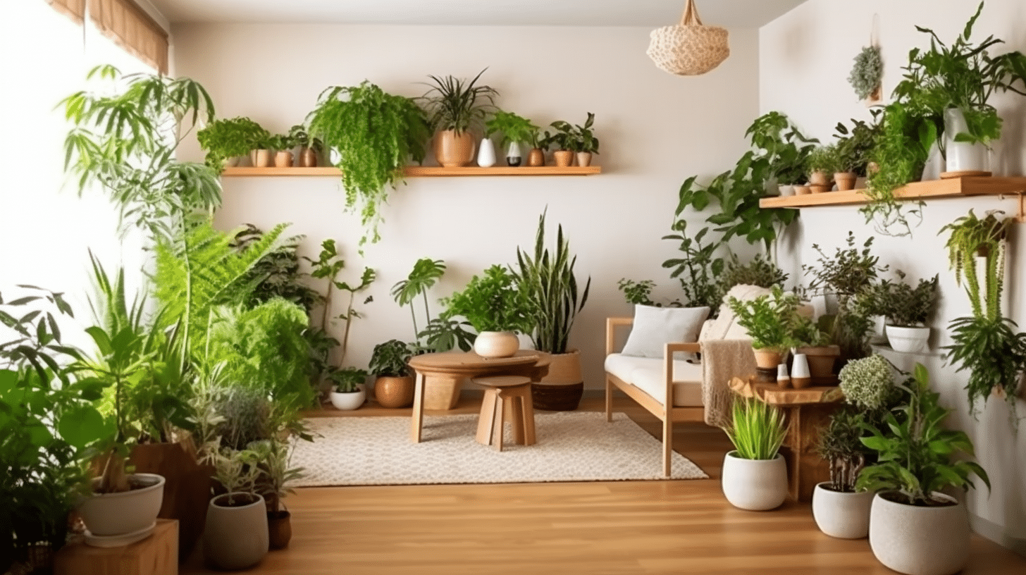 Decoracoes internas com plantas