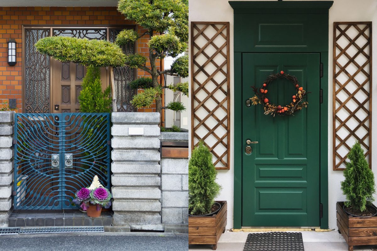 Varanda de entrada de casa