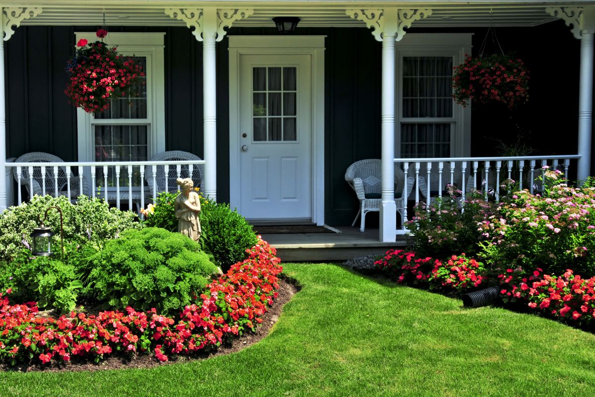Varanda de entrada de casa