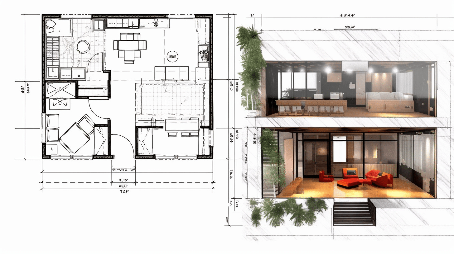 casa de 5 por 5 metros quadrados no estilo loft 