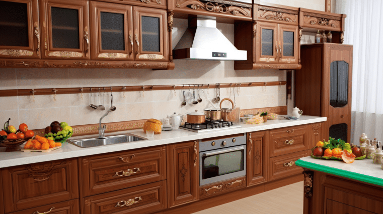 Armário de Cozinha de Madeira: Charme e Durabilidade para sua Cozinha. 1 Armário de Cozinha de Madeira