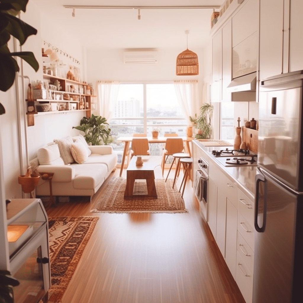 Cozinha pequena de apartamento planejada