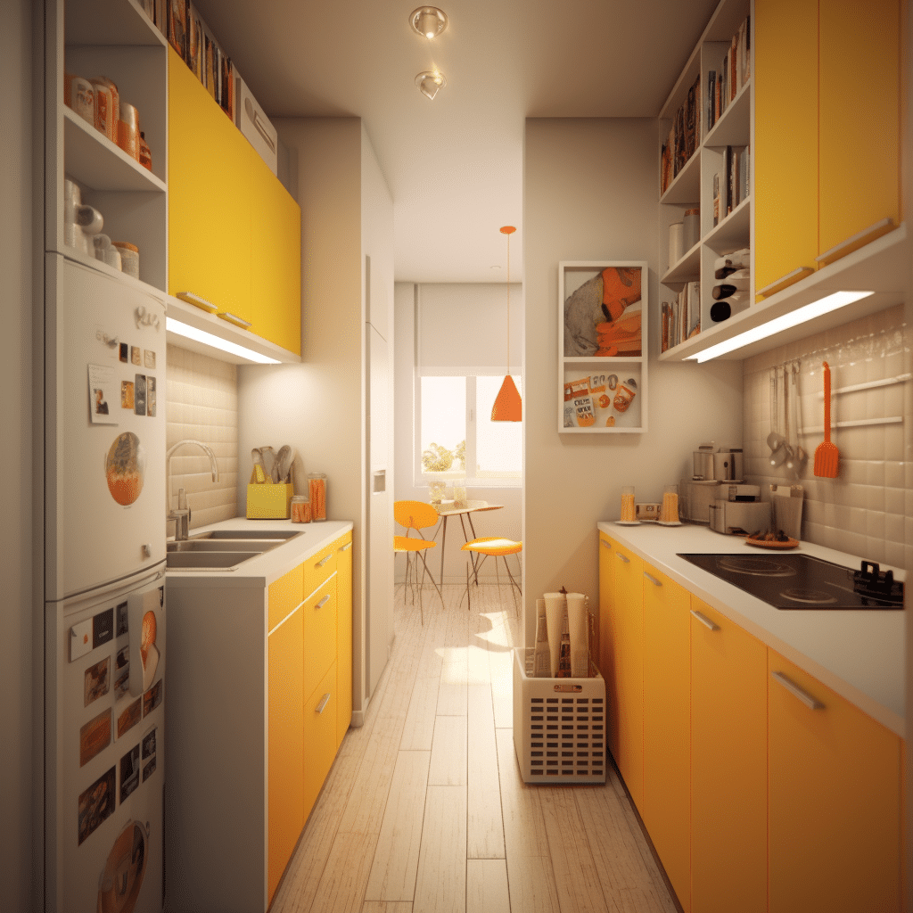 Cozinha pequena de apartamento planejada