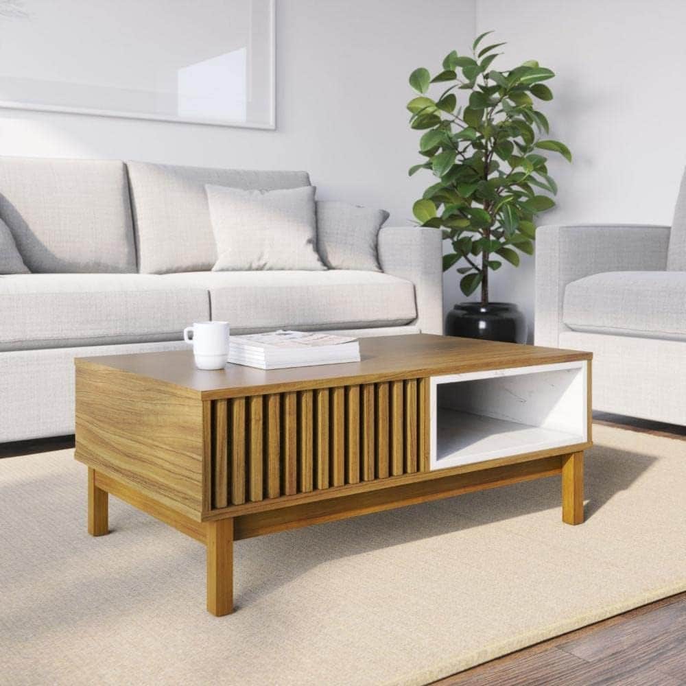 Mesa de Centro com Nichos: Mais Espaço e Estilo para sua Sala de Estar Mesa de Centro com Nichos: Mais Espaço e Estilo para sua Sala de Estar