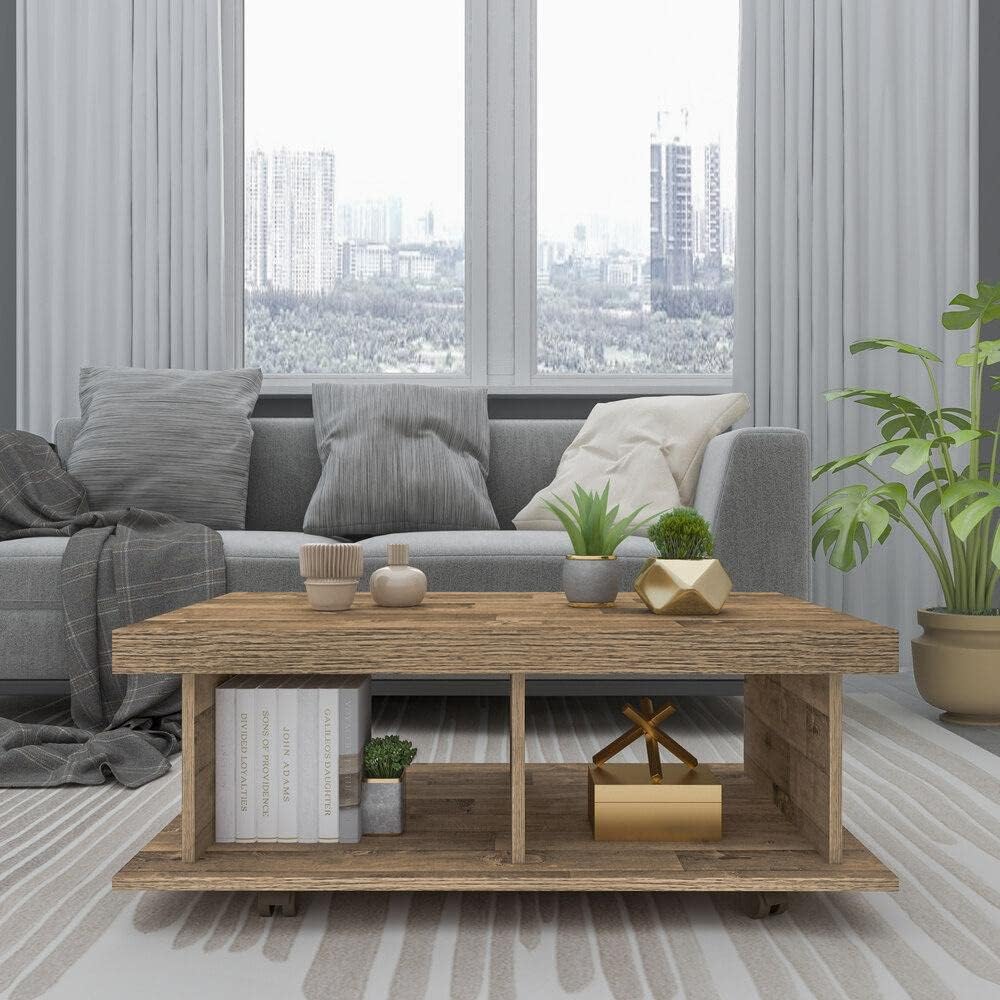 Mesa de Centro com Nichos: Mais Espaço e Estilo para sua Sala de Estar Mesa de Centro com Nichos: Mais Espaço e Estilo para sua Sala de Estar