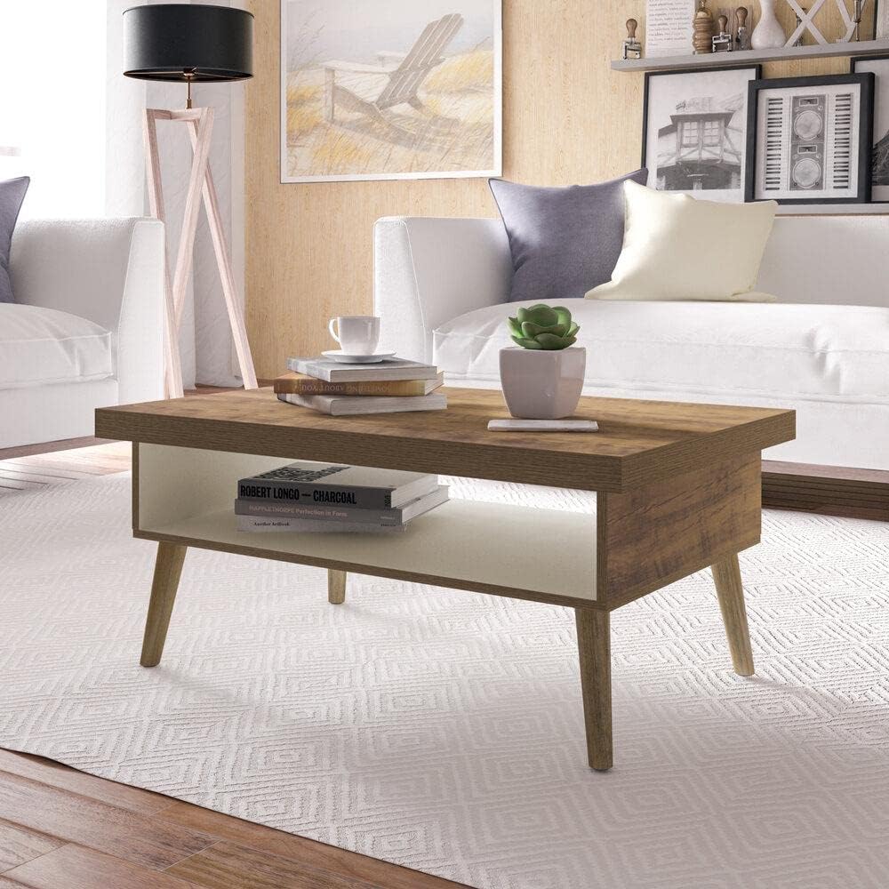 Mesa de Centro com Nichos: Mais Espaço e Estilo para sua Sala de Estar 10 Mesa de Centro com Nichos: Mais Espaço e Estilo para sua Sala de Estar