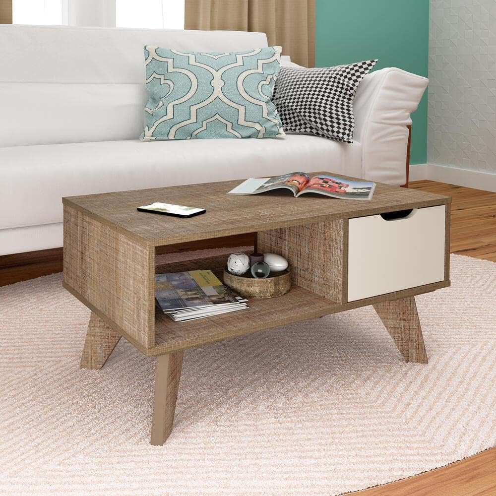 Mesa de Centro com Nichos: Mais Espaço e Estilo para sua Sala de Estar 9 Mesa de Centro com Nichos: Mais Espaço e Estilo para sua Sala de Estar