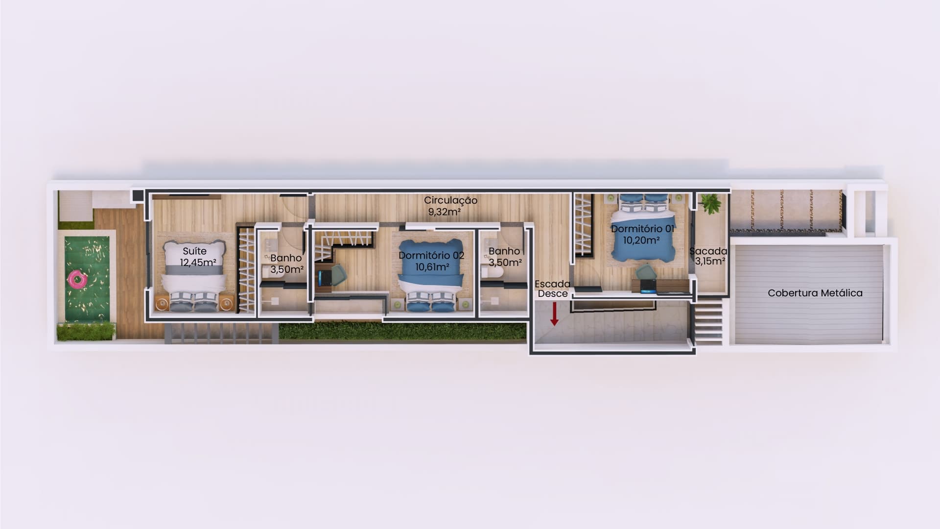 Planta De Casa 5x25 Térrea Com 3 Quartos: O Guia Completo