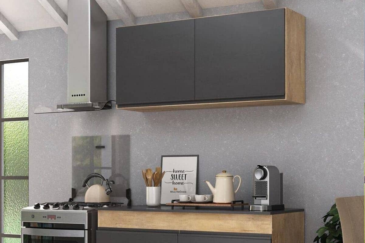 Armário de Cozinha de Parede: Vantagens e Desvantagens! 2 Armários Aéreos: O móvel suspenso na parede que otimiza espaço!