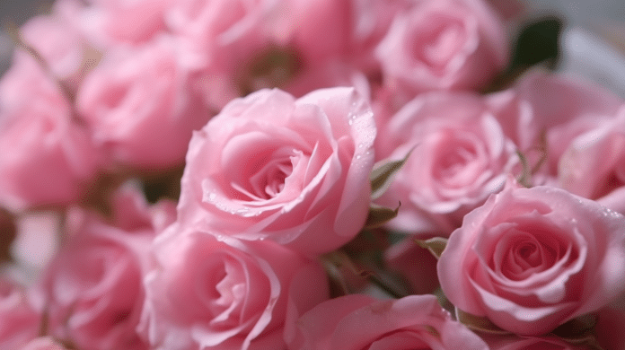 buque de flores rosas colombianas