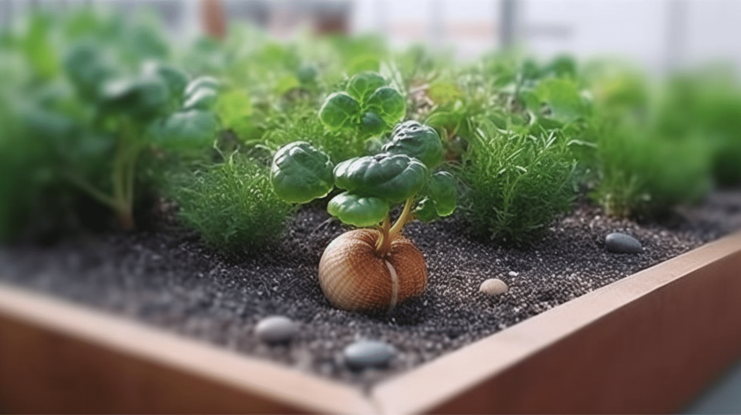 mini horta no quintal mini horta no quintal
