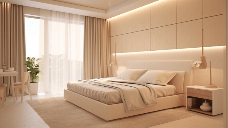 Cortinas para o Quarto: Dicas de Especialistas para Não Errar! 3 quarto de casal moderno