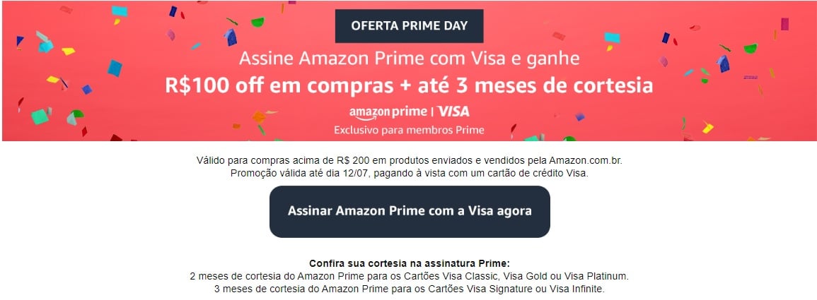Prime Day Amazon! Começa hoje com descontos incríveis para você economizar!