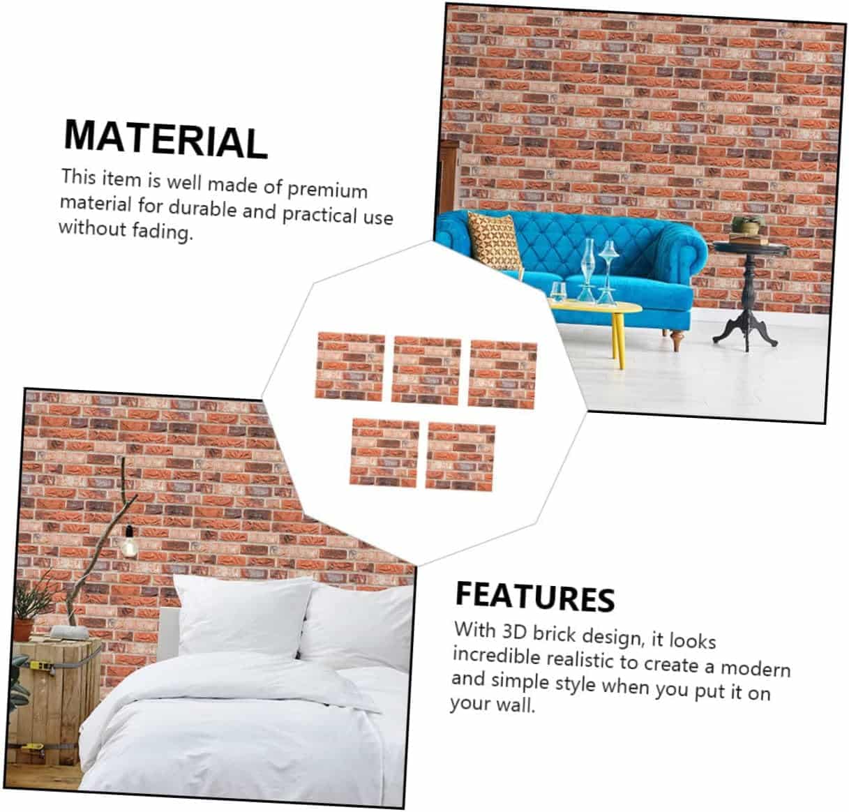 https://amzn.to/3pYAx01 DIY: Como Fazer uma Parede de Tijolos Falsos para sua Sala de Estar