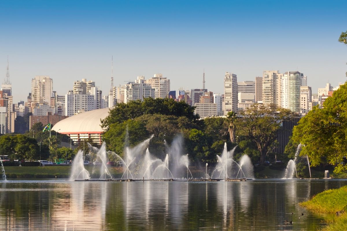 A Arquitetura de Oscar Niemeyer no Parque Ibirapuera em São Paulo