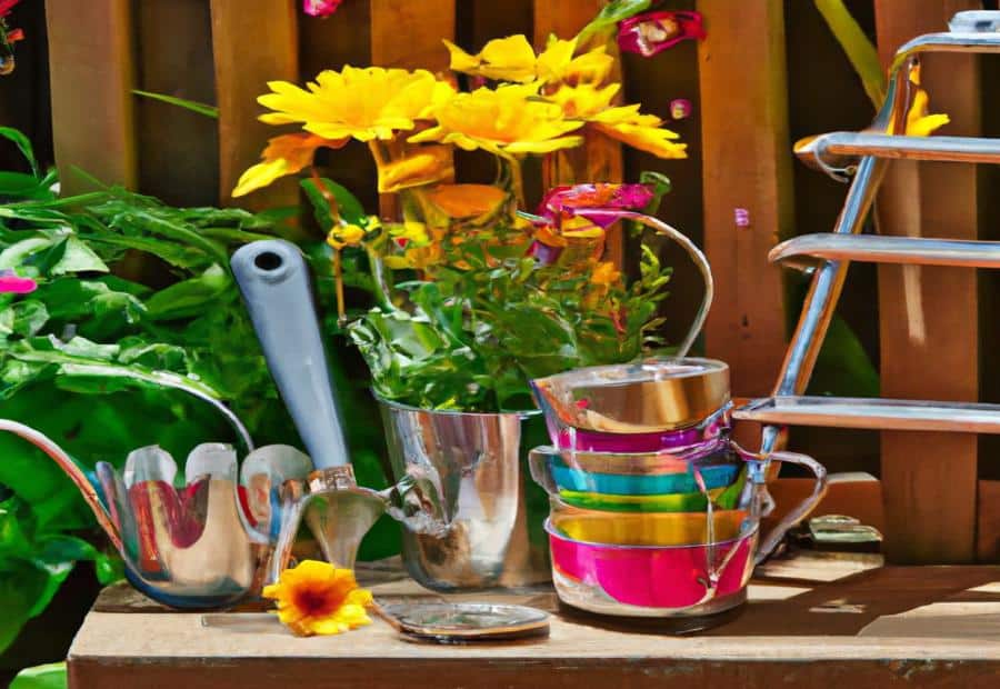 Combinação de Cores e Estilos - Como Utilizar Utensílios Domésticos para Complementar a Decoração do seu Jardim 