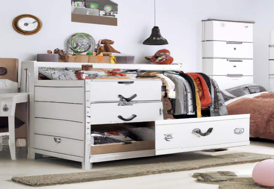 Dica 4: Tenha espaços de fácil acesso para as crianças guardarem seus pertences - Decoração e Utensílios Domésticos: 5 Dicas para um Quarto Infantil Organizado 