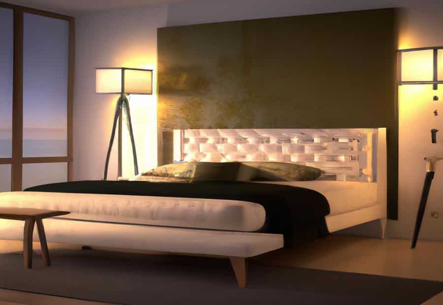 Dicas de Decoração para um Quarto de Casal Aconchegante. 3 Iluminação Adequada - Dicas de Decoração para um Quarto de Casal Aconchegante
